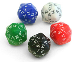 Photo of 48-sided dice