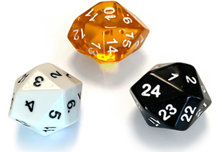 Photo of countdown d24 dice